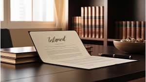 Dziedziczenie ustawowe – symboliczne przedstawienie prawa spadkowego i podziału majątku po zmarłym.