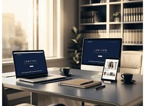 Adwokat Rzeszów – obecność Kancelarii w Internecie i mediach społecznościowych, symbolizująca dostępność usług online.